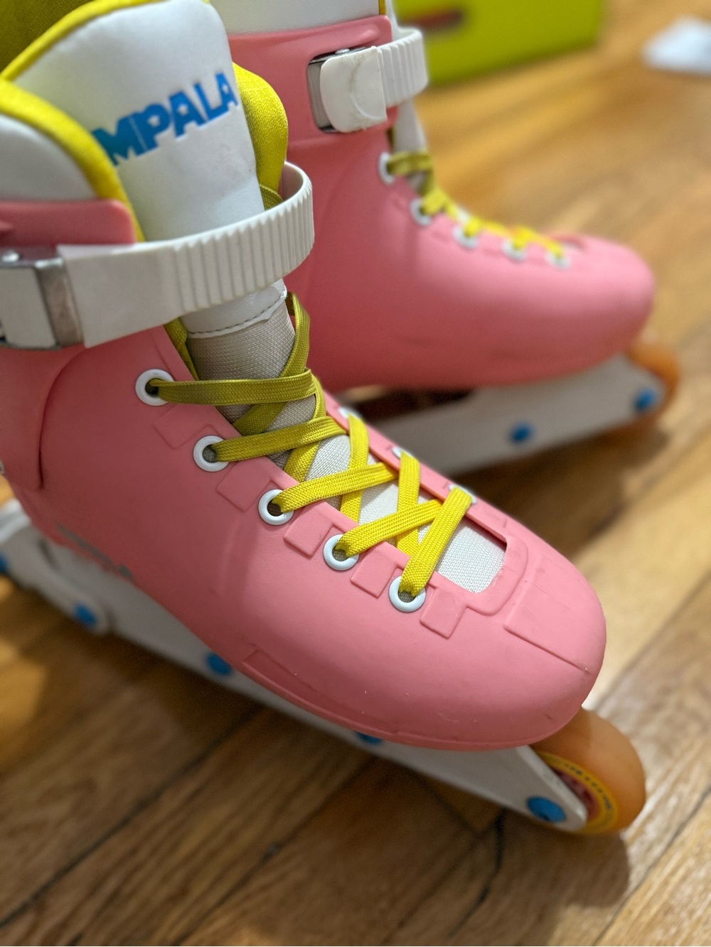 Impala Pink & Yellow Inline Roller Skates - Picture 2 of 10